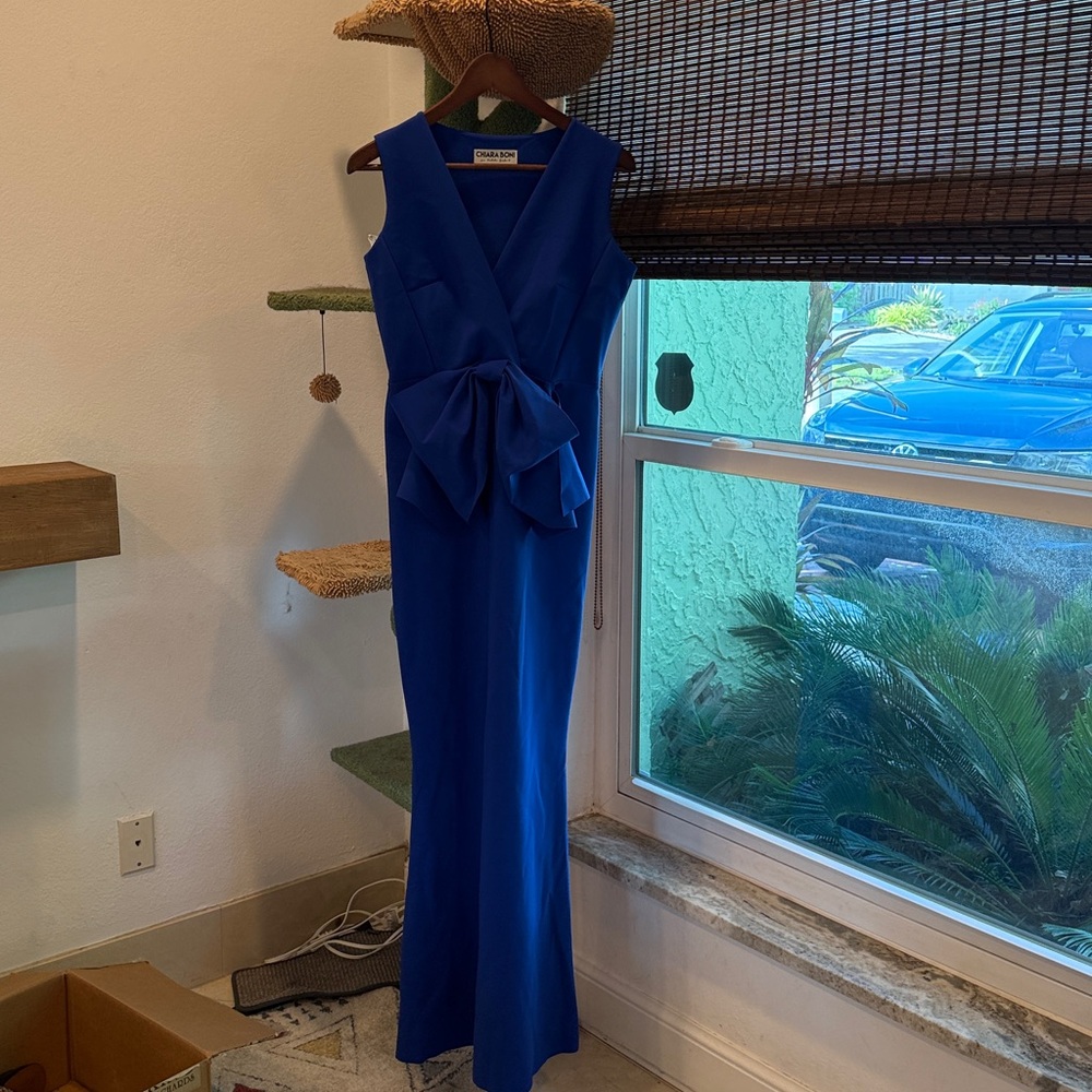 Chiara Boni Blue Sleeveless Dress